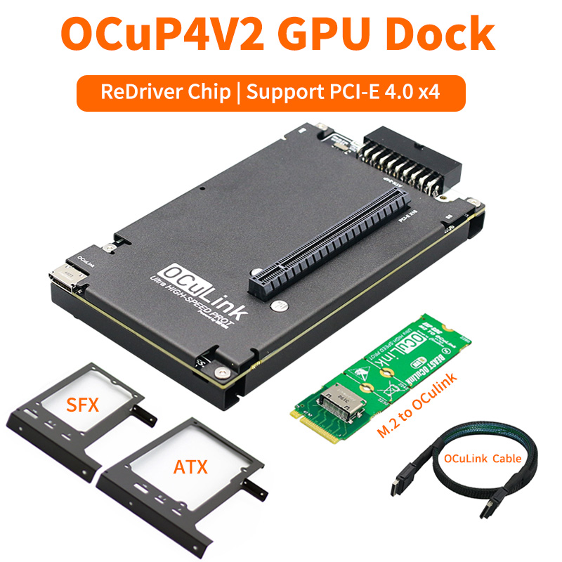 OCuP4V2 OCuLink GPUドック リドライバーチ - Oculink Gpu Dock Station のレビューと価格